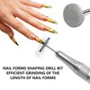 C12rtive Sanding Disc Nail Drill Bits,Diamond Carbide Nail Drill Bit,Professional Manicure & Pedicure Sanding Polishing Bits for Shaping Nail Forms,Cracked Skin Callus Removal for Home Salon & DIY
