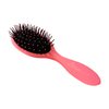 Essential Oval Hair Brush by BeaverStrong, Detangling Hair Brushes with capped soft nylon bristles and air cushion base (Warm Pink)