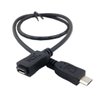 chenyang Micro USB 2.0 Extension Cable,Micro USB 5Pin Male to Female Data Charging Extension Cable for Dash Cam/GPS/Camera 1.64FT