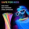 AIVANT Glow Sticks Bulk Party Supplies | 60 PCS 8 Inch Glowsticks with Connectors for Eyeglasses Balls Butterflies | Glow in the Dark Light Up Sticks Party Favors Decorations