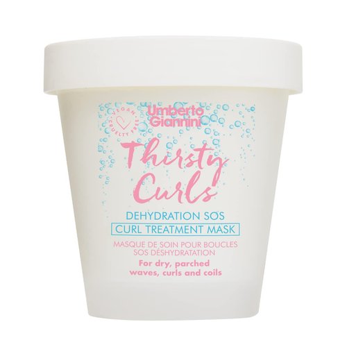 Umberto Giannini Thirsty Curls Treatment Mask 6.7 fl Oz - Deep Conditioning Hair Mask for Dry & Dehydrated 2a-4c Curly, Wavy & Coily Hair - Vegan & Cruelty-Free - Silicone, Sulfate & Paraben Free