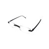 Calabria 714 Flexie Oval Rimless Reading Glasses +2.50 Charcoal Men/Women Bendable One Power Readers Flexible TR90 Frame