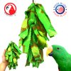 Bonka Bird Toys 2939 Triple Knotted Fluff 9" x 3", Parrot Cozy Fleece Cage Toy, Conure, Quaker, Ringneck, and Similar