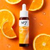 No7 Radiance+ 15% Vitamin C Serum - Face Serum for Glowing Skin - Re-energizing Vitamin C Facial Serum for Dull Skin - Skin Care Serum for Daily Use (0.84 oz)