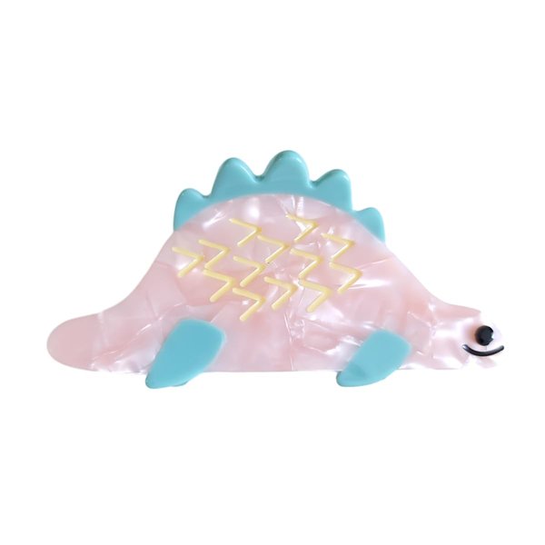 Cute Dinosaur Hair Clip,Acetate Claw Clips,Hair Clips for Women,Pink