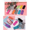 Meiiy Chapstick Holder Keychain Lip Balm Keychain Lipstick Sleeve Pouch Portable Pocket Lip Gloss Tube Holder Stocking Stuffers Gift for Women (10pcs-new)