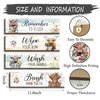 Funny Highland Cow Bathroom Rules: 4pcs Rustic Wooden Farmhouse Signs for Toilet, Nursery & Restroom