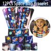 Aoocoeo Space Party Favors for Kids Outer Space Themed Birthday Party Supplies, Party Favors Space Toys Included Mini Toys, Slap Bracelet, Sticker, Necklace,Keychains