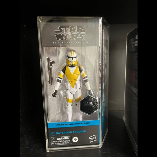 EVORETRO Action Figure Display Case Protector Compatible with Hasbro Star Wars 2020 Black Series Angled Box 6 inch Action Figure, 2 Pack, Anti-UV Thick Durable Clear Acrylic Box, Long Lasting Quality.