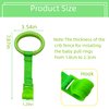 Baby Pull up Rings, Pull Up Rings for Playpen, Baby Crib Pull Rings, Baby Cot Hanging Rings, Infant Baby Toddler Walking Assistant Pull up Ring 6PCS 4 Colors
