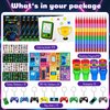 Cinrobiye 72 Pcs Video Game Coloring Book Bulk, Gamer Party Favors Goodie Bags Fillers,Video Game On Birthday Party Supplies Face Stickers Tattoo Prizes Gift for Game Party