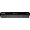 Fendrihan Hand Finished Fine Tooth Pocket Comb, Black Plant Based Acetate (7.2 Inches)