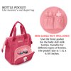 HappyVk- Baby Doll Diaper Bag with Doll Changing Pad- Handbag for Girls- Cat Luminous Embroidery