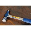 ESTWING Ball Peen Hammer - 8 oz Metalworking Tool with Forged Steel Construction & Shock Reduction Grip - E3-8BP