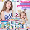 Sluban Friends Hospital Building Sets for Girls 6-12, City Physical Examination Center Playset with 5 Minifigures, Compatible with Lego Friends, Christmas Thanksgiving Day Gifts for Kis Ages 8-12