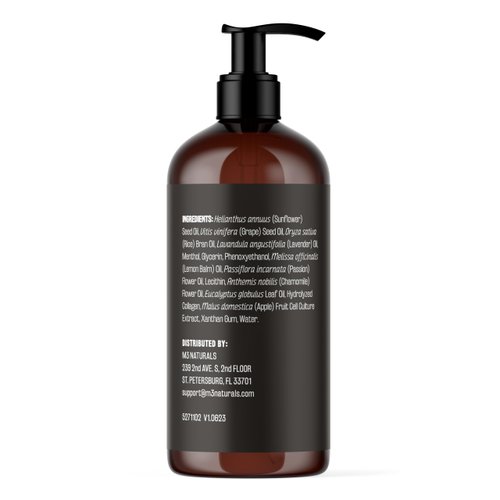 Lavender Massage Oil with Collagen and Stem Cells - Skin Tightening Massage Oil for Massage Therapy and Instant Absorption Cellulite Oil for Bum Thighs and Belly by M3 Naturals