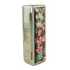 Houder Designer Lipstick Case with Mirror for Purse - Decorative Lipstick Holder with Gift Box - Velvet Lined - Protect Your Lipsticks in Style (Tropical Flowers)