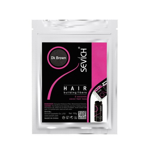 SEVICH Hair Fibers for Thinning Hair, Hair Building Fibers Instantly Thicker & Fuller Look,Hair Powder for Men & Women 100g Dark Brown