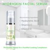 Deluvia Vitamin C Serum for Face, Hyaluronic Acid Facial Serum, Hydrating Serum with Moisturizing Vitamin E & Organic Aloe Vera for Sensitive and Dry Skin