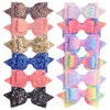 12pcs Glitter Hair Bows Alligator Clips Sequins Hair Clips Hair Barrettes Hair Accessories for Kids Girls Teens Toddlers