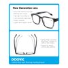 DOOViC 4 Pack Fashion Striped Computer Reading Glasses Blue Light Blocking Anti Eyestrain Spring Hinge Stylish Readers for Women 2.50 Strength