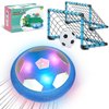 BaLaM Hover Soccer Ball Toys for 3-8 Year Old Kids Toddler Boys Girls, Christmas Birthday Gifts for Kids Age 3 4 5 6 7 8, with 2 Goals and Nets, Blue.