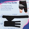 beister Hip & Thigh Brace Support with 5 Elastic Strips, Hamstring Compression Sleeve for Men & Women, Adjustable Groin Compression Wrap for Sciatica Pain Relief, SI Joint, Quad Muscle Strains