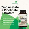 Futurebiotics Zinc Triple Action 30mg Key Nutrient Blend Immune Support Zinc Supplement with Zinc Acetate, Picolinate & Orotate - Immune, Antioxidant & Skin Health Support - 150 Vegetarian Capsules