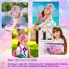 Christmas Gifts for Girls Decorate Your Own Baseball Cap with 12 Sheets Unicorn Gem Stickers, Fun Arts and Crafts Kit for Kids Age 4-12, 2PCS DIY Baseball Cap Birthday Gifts for Girls 4 5 6 7 8 9 10