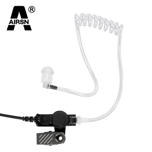 AIRSN Replacement Acoustic Coil Tube for Motorola Kenwood Two Way Radio Walkie Talkie Earpiece (Pack of 2)