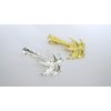 Generic Gold or silver palm tree alligator hair clip for fine thin hair (Primary color: Silver), 1 Count (Pack of 1)