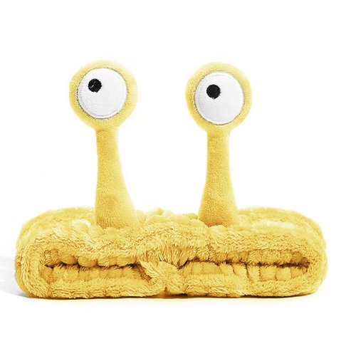 Hofar Face Wash Headband Hairband with Snail Coral Fleece Cartoon Cute Creative Hair Accessories