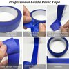 Blue Painters Tape, Masking Tapes, Premium Painter's Tape (88yd=4Rolls*0.94in*22yd), Adhesive Paint Tape for Wall Painting, DIY Artist Craft Arts, Decoration, Drafting, No Residue,Easy Removal