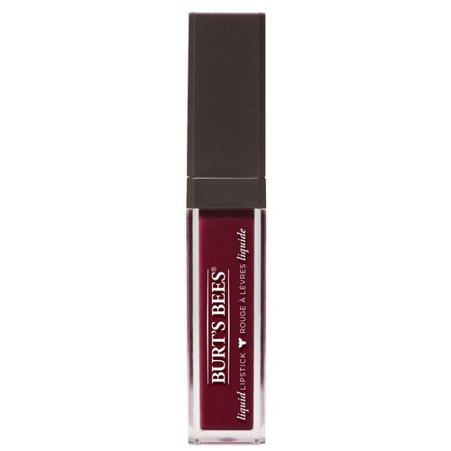 Burt's Bees 100% Natural Glossy Liquid Lipstick, Garnet Glacier, 1 Tube