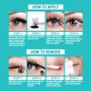 Lash Clusters DIY EyeLash Extension 320PCS, 0.07 D Curl 9-16MIX 20D 50D Wispy Fluffy Cluster Lashes Extension, Individual DIY Single Lashes Cluster Extensions for Eyelash Extensions Beginners