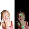 PARTYWIND Luminous Temporary Tattoos for Kids, Waterproof Fake Tattoos Stickers with Dinosaur Mermaid Pirate Construction for Boys and Girls, Birthday Party Decorations Supplies Favors