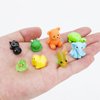 ONEST 50 Pieces Mini Animal Figurines Playset Hand Painted Little Animal Toys Resin Small Animal Figures for Kids Adults