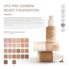 FARMASi Vfx Pro Foundation, Full Coverage Liquid Cream, Lightweight Long Lasting Coverage, Breathable Skin Moisturizer with Color True Matte Blending, Face Makeup, 1 fl. oz / 30 ml - NATURAL BEIGE N12