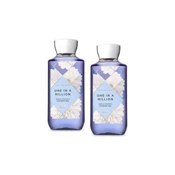 Bath and Body Works 2 Pack One In A Million Shower Gel 10 Oz.