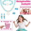 BEKALERZ Jewelry Toys-for-Girls,Toddler Girls Toys Age 6-8,Lovely Rings Kids-Toys for 3 4 5 6 7 8 9 10 Year Old Girls,Play Jewelry Princess Toys for Dress Up,Easter Birthday Unicorns-Gifts-for-Girls