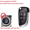 Upgraded Remote Key Fob Replacement Fits for Chevy Cruze Equinox Camaro Impala Malibu Sonic Buick Regal Verano Encore Lacrosse Allure GMC Terrain Keyless Entry Remote Start Control OHT01060512