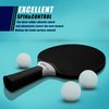 Senston Table Tennis Rackets Set,Professional Ping Pong Paddle Set for 4 Players, Composite Rubber Table Tennis Paddles, Indoor or Outdoor Games.