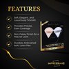 ImpressionZ Triangle Powder Puffs - 3pcs Soft Reusable Velour Powder Puffs for Face Powder, Loose Powder - Under Eye Powder Puff Face Makeup Triangle Puffs Foundation Blending Sponges Set