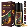 Agthyuve Blonde Brown Hair Dye, Hair Dye Shampoo For Men and Women, Hair Color Shampoo For Home Use, Shampoo Para Canas, Hair Dye Shampoo 3 in 1, 16.9 Fl Oz (Blonde Brown)