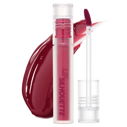 I'M MEME Lip Silhouette Gloss Tint - 07 Chic Burgundy | Best Tinted Lip Gloss, Highly Pigmented, Long Lasting, Hydrating & Moisturizing, Light-weight, Glossy Finish, Buildable, Makeup, 4g