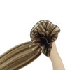 Full Shine 22 Inch Genius Weft Hair Extensions Human Hair Hand Tied Weft Extensions Remy Hair Weft For Women Sew In Extensions Soft Silky Hair Color Medium Brown Highlight Honey Blonde 60G