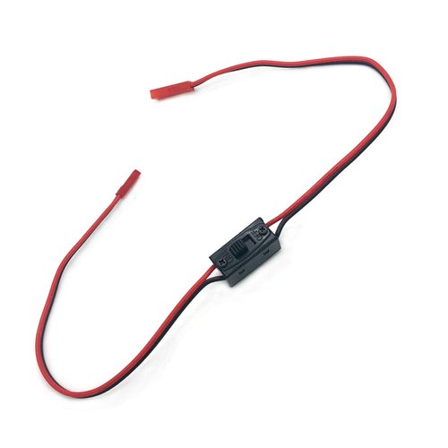 3 Pack On/Off Power Switch Battery Receiver JST Connector Compatible with HSP RC 1/10 1/8 Car Crawler Buggy Multicopter Airplane