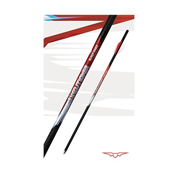 Black Eagle Executioner Crossbow Fletched Arrows/Bolts (12 Pack, 20"/.003)