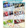 IDDFEVE 30 Sheets All Holiday Nail Art Stickers, Variety Pack Seasonal Nail Decals, Self-Adhesive Colorful Design for Daisy Flowers Butterflies Star Halloween Christmas