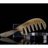 Natural Buffalo Horn Comb, Anti-Static Handmade Pocket Hair, Beard and Fine Tooth Comb, Gift for Men, Women, Mom, Dad, Wife, Daughter - Mothers Day, Birthday (Style C)